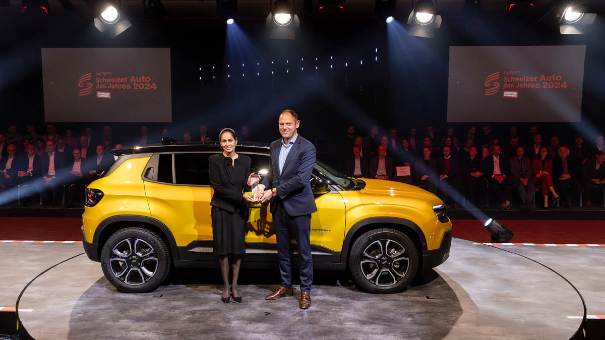 Jeep Avenger ist das Schweizer Auto des Jahres 2024